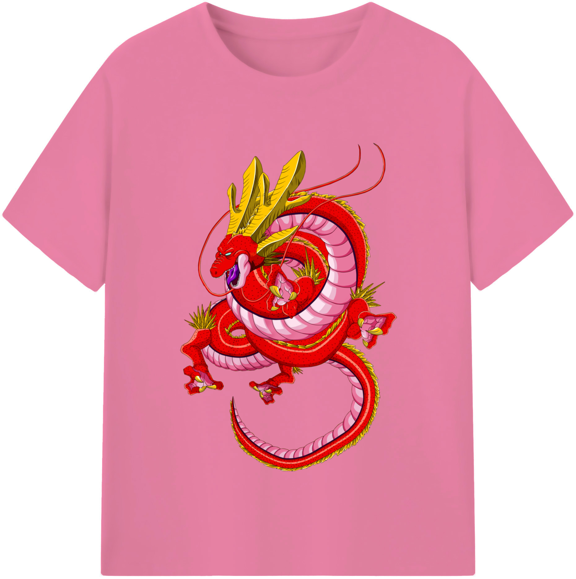 （画像用） ドラゴンボール 神龍 シェンロン DRAGON BALL Shenron 綿100％半袖Tシャツ（フロントプリント）